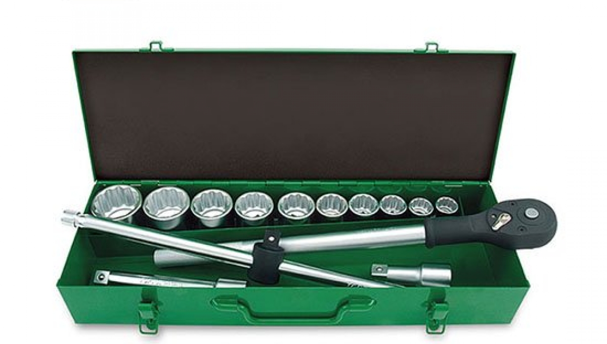 Pcs Professional Grade Dr Pt Flank Socket Set Metric