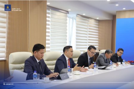 ОМАНЫ ХӨРӨНГӨ ОРУУЛАЛТЫН ГАЗРЫН ЕРӨНХИЙЛӨГЧ  ТЭРГҮҮТЭЙ ТӨЛӨӨЛӨГЧДИЙГ ХҮЛЭЭН АВЧ УУЛЗЛАА.