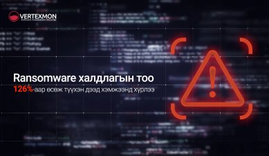 Ransomware халдлагын тоо 126%-аар өсөж түүхэн дээд хэмжээнд хүрлээ