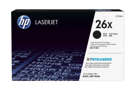 HP 26X Өндөр үр дүн Хар Original LaserJet хэвлэгч Cartridge