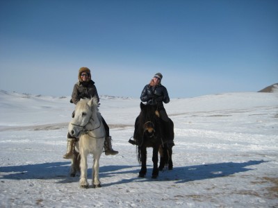 WINTER HORSE RIDING TOUR WITH NOMADS