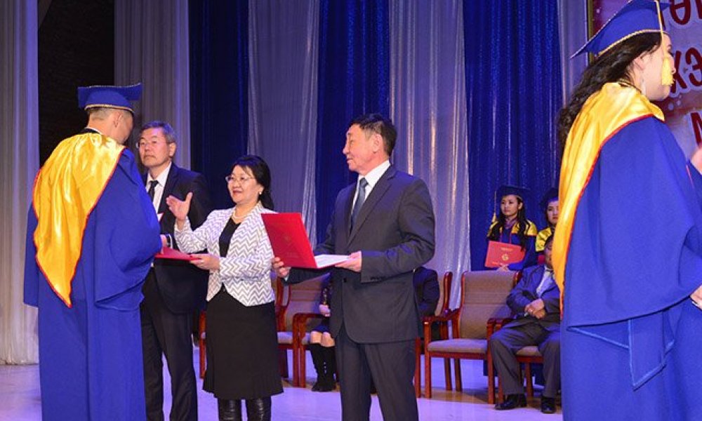 GRADUATION CEREMONY OF MANDAKH BURTGEL UNIVERSITY 