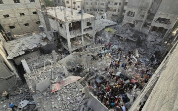 Израилын армийн алба хаагчид Хамас бүлэглэлийн гол бэхлэлт газар болох Газа хотыг бүрэн бүсэлснээ мэдэгдэв