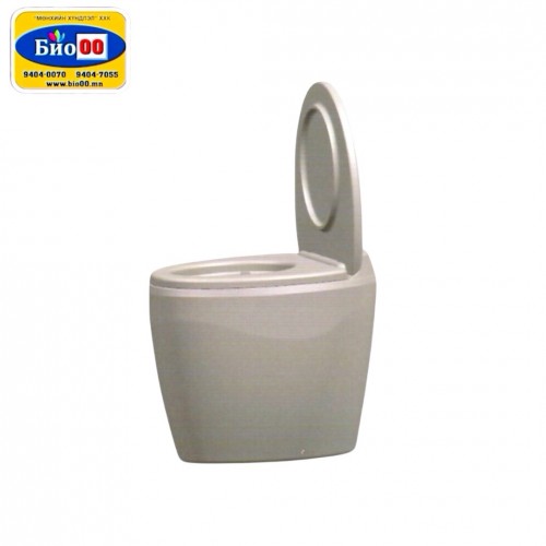 Модон нойлын устай суултуур, саарал, 40л