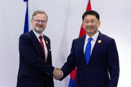 Ерөнхийлөгч У.Хүрэлсүх Бүгд Найрамдах Чех Улсын Ерөнхий сайдыг хүлээн авч уулзлаа