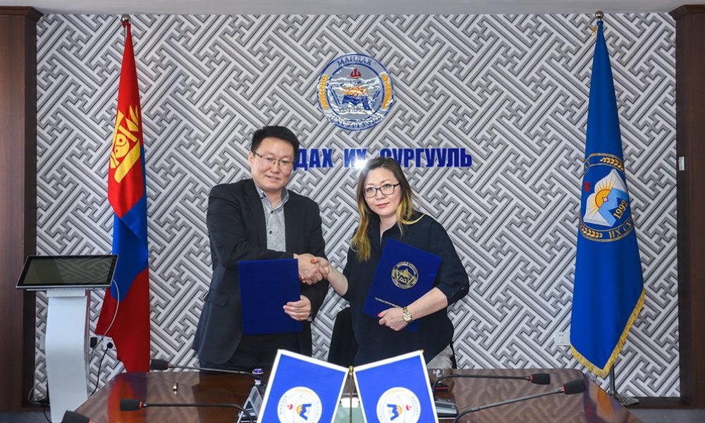 MOU signed for cooperation between Mandakh University (MU) and IEDC Mongolia 