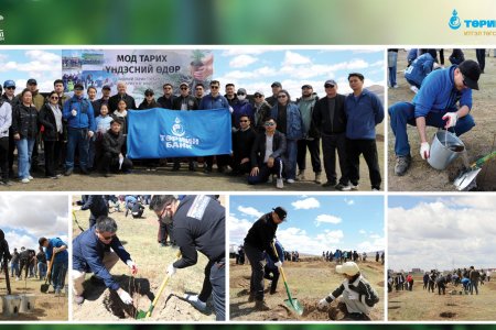 Төрийн банк: “Модыг мод(а) болгоё”-амжилтаа бататгая, ажилтан бүр нэг мод
