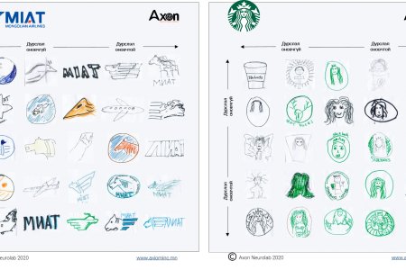 Visual memory test on selected brands