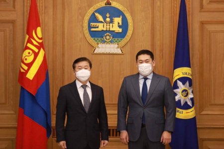 ЕРӨНХИЙ САЙД БНСУ-ЫН ЭЛЧИН САЙДЫГ ХҮЛЭЭН АВЧ УУЛЗАВ