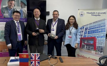 МАНДАХ ИХ СУРГУУЛИЙН ТӨЛӨӨЛӨГЧ  АНГЛИЙН “CHARTERED MANAGEMENT INSTITUTE”-Д АЙЛЧИЛЛАА