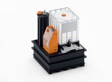 Metering and drainage station DULCODOS® SAFE-IBC