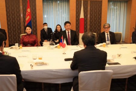Ерөнхийлөгч Япон, Монголын Эдийн засгийн хорооны гишүүдийг хүлээн авч уулзав