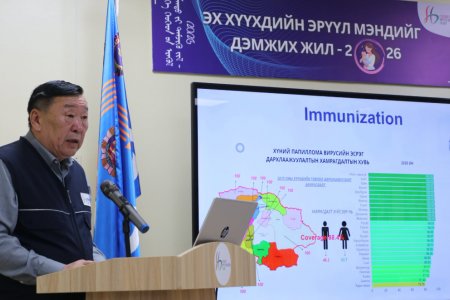 ДЭМБ-ЫН НОМХОН ДАЛАЙН БАРУУН БҮСИЙН ЗАХИРАЛ ЭРҮҮЛ МЭНДИЙН ГАЗАРТ ЗОЧИЛЖ, ЭРҮҮЛ МЭНДИЙН САЛБАРЫН УДИРДЛАГА, ЭМЧ, МЭРГЭЖИЛТНҮҮДТЭЙ УУЛЗЛАА.