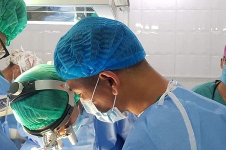 Налайх дүүрэгт тѳрѳѳд удаагүй нярайд эмгэг гажгийг засах мэс засал хийлээ