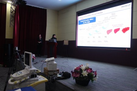 HITACHI корпорацид үйлдвэрлэгдсэн AVIUS маркийн эхо аппаратын сургалт.