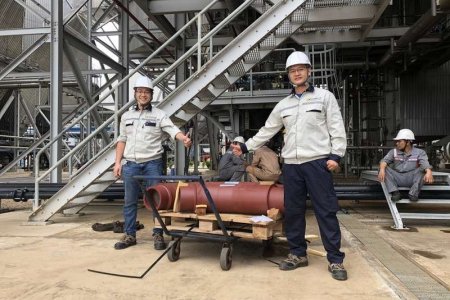 KALCOR lining bends and laterals for Vinh Tan 4 CFPP