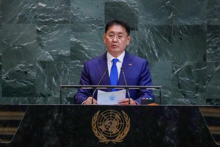 Монгол Улсын Ерөнхийлөгч У.Хүрэлсүх НҮБ-ын Ерөнхий Ассамблейн 80 дугаар чуулганы Ерөнхий санал шүүмжлэлд үг хэллээ