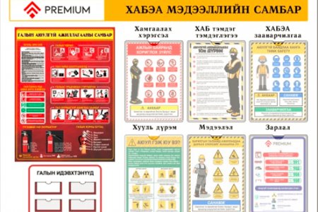 Premium ХАБЭА акрилан самбар 900*1200 мм хэмжээтэй .