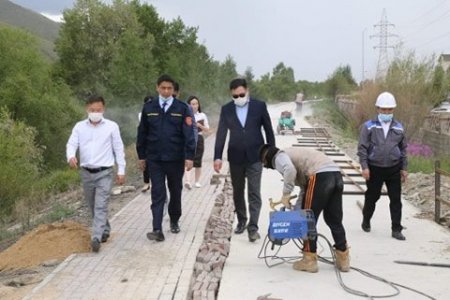 Хан-Уул дүүрэгт дугуйн зам бүхий эко зурвас удахгүй ашиглалтад орно