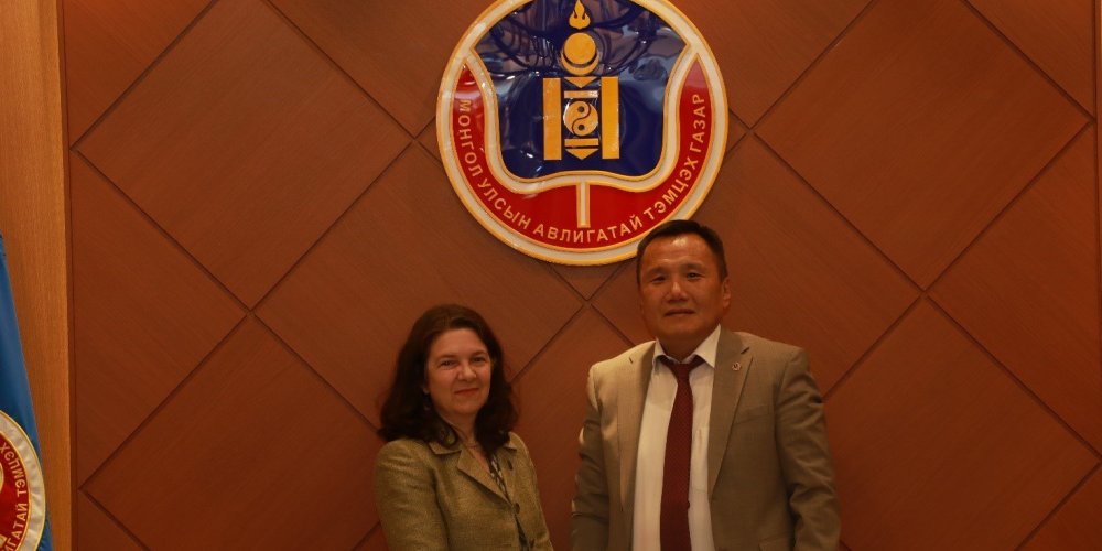 The Resident Representative of the United Nations Development Program in Mongolia visited the IAAC