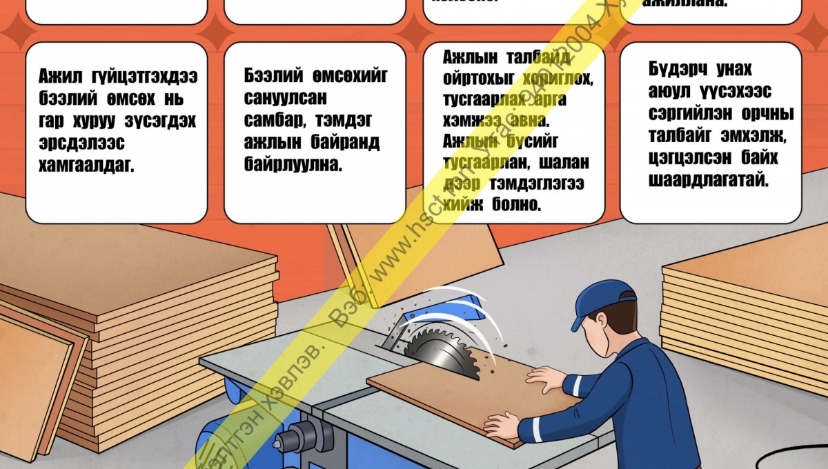 Суурин хөрөө | Хөрөө | Аюулгүй байдал | Аюулгүй ажиллагаа | Хөдөлмөр ...