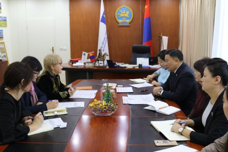 Н.Цэрэнбат сайд НҮБ-ын хөгжлийн хөтөлбөрийн даргатай уулзлаа 