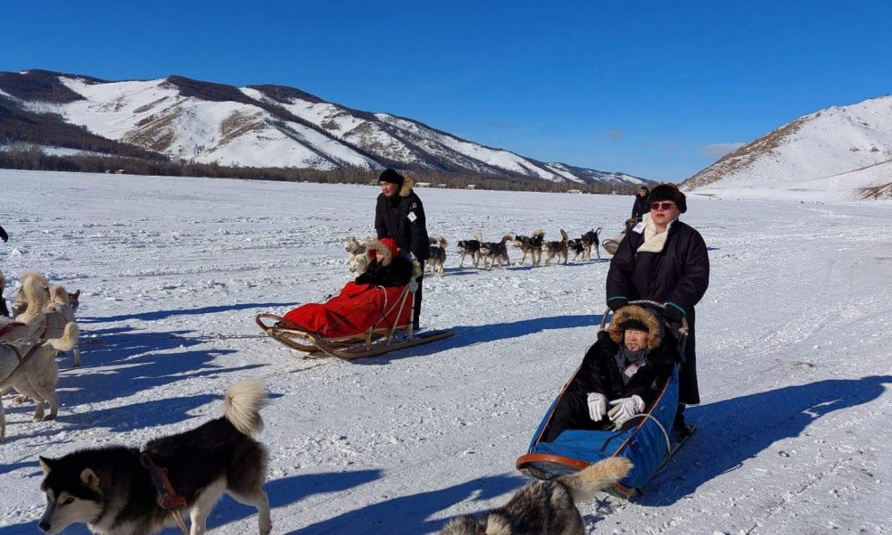 Dogsledding in Mongolia is one of the most attractive activities