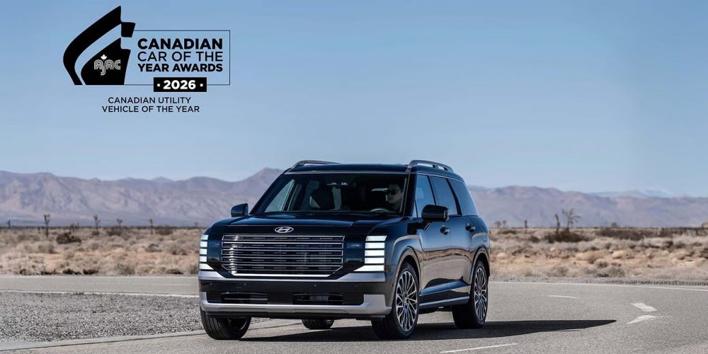 Hyundai PALISADE нь Канад улсад зохион байгуулагддаг Canadian Car of the Year Awards (CCOTY)-ийн хүрээнд 2026 оны Canadian Utility Vehicle of the Year шагналыг хүртлээ.