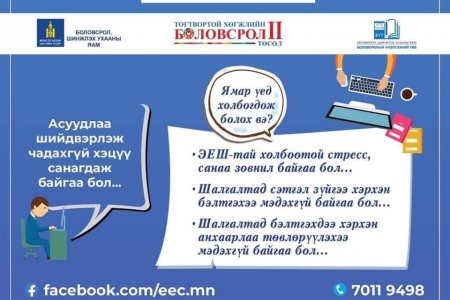 12 ДУГААР АНГИЙН СУРАГЧДАД ЗОРИУЛСАН СЭТГЭЛ ЗҮЙН ЧАТБОКС ҮЙЛЧИЛГЭЭ ХЭРЭГЖИЖ БАЙНА