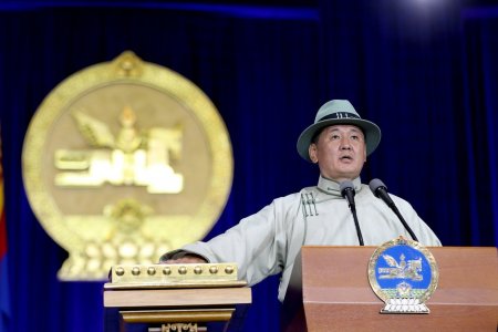 Монгол Улсын зургаа дахь Ерөнхийлөгч У.Хүрэлсүх тангараг өргөж, ард түмэндээ хандаж үг хэллээ