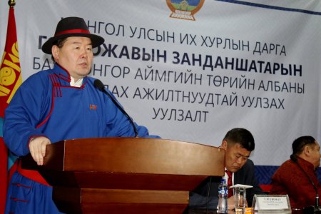 УИХ-ын дарга Г.Занданшатар Баянхонгор аймагт ажиллаж байна