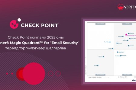 Check Point компани 2025 оны Gartner® Magic Quadrant™-ын 