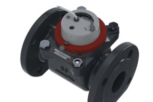 Propeller flow sensor with horizontal rotor axis MWN130-NC