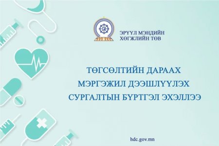 ТӨГСӨЛТИЙН ДАРААХ МЭРГЭЖИЛ ДЭЭШЛҮҮЛЭХ СУРГАЛТЫН БҮРТГЭЛ