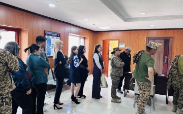The civil servants of the Govi-Sumber Province Department of State Registration participated in a preventive health check-up