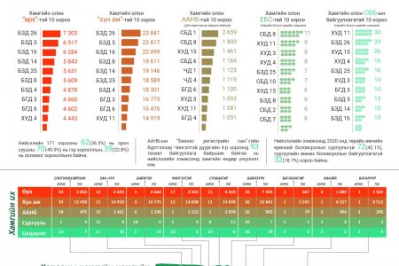 Нийслэлийн Статистикийн газар: Нийслэл Улаанбаатар хот үүсэн байгуулагдсаны 382 жилийн ойг угтан сонирхолтой Статистик мэдээллийг хүргэж байна