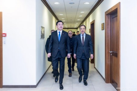 УИХ-ын дарга Н.Учрал Евразийн эдийн засгийн комиссын Сайд нарын зөвлөлийн дарга Б.А.Сагинтаевтай уулзав