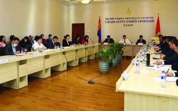 Minister of Justice and Internal Affairs Kh.Nyambaatar acquaints with work of the GASR