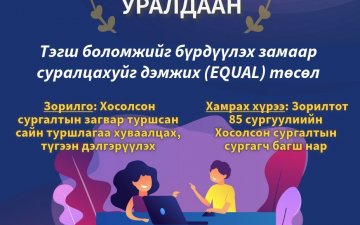 Цахим контентын уралдаан зарлалаа
