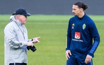 Златан Ибрахимович шигшээ багтаа эхний бэлтгэлээ хийжээ 