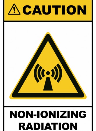 Non-ionizing radiation sign