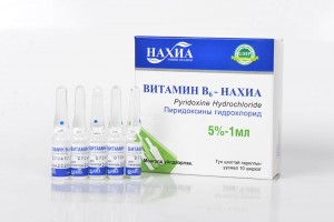 Витамин В6 - Нахиа 5% – 1 мл, №10 (Пиридоксина гидрохлорид)
