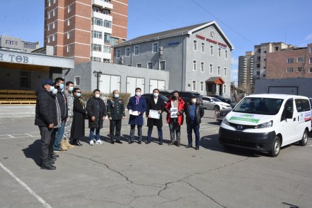 “Эко автомашин үйлдвэрлэгчдийн холбоо”-оос автомашин хандивлалаа