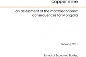 The development of the Oyu Tolgoi copper mine: an assessment of the macroeconomic consequences for Mongolia