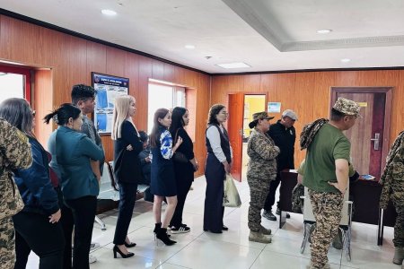 The civil servants of the Govi-Sumber Province Department of State Registration participated in a preventive health check-up