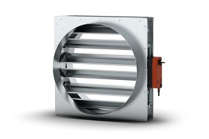 Round transition multi-blade dampers PWR