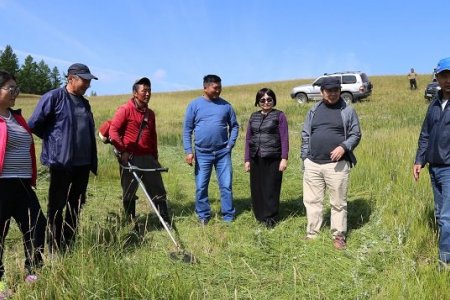 ХХААХҮ-ийн дэд сайд Ж. Сауле Хөвсгөл аймгийн хадлан бэлтгэлтэй танилцав
