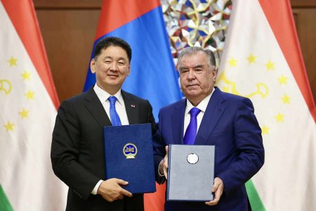 Монгол, Тажикистаны харилцаа, хамтын ажиллагааны баримт бичгүүдэд гарын үсэг зурлаа