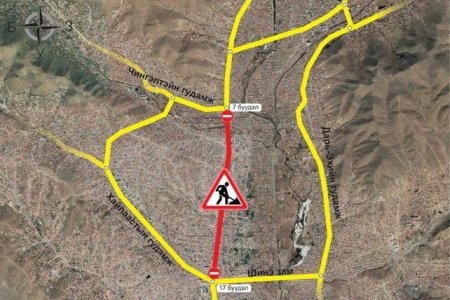 Долоон буудлын замыг асфальтаар хучих үед зам хаахгүй