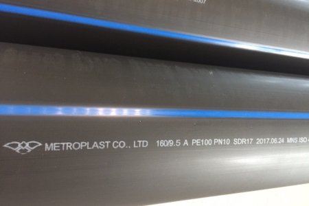 160 мм, 1,0 Mpa даралт бүхий #HDPE хоолой үйлдвэрлэлийн явц.